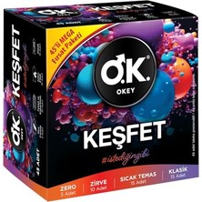 Mey İthalat Keşfet Prezervatif, 45'li