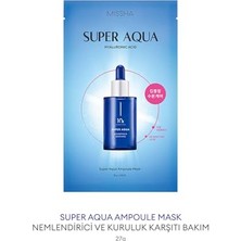 Mey İthalat 10 Farklı Hyalüronik Asit Kompleksi Içeren Nemlendirici Yaprak Maske Super Aqua Ampoule Mask, 6658
