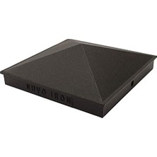 Mey İthalat PCP03 Piramit Direk Kapağı, 5 1/2 "x 5 1/2", Siyah