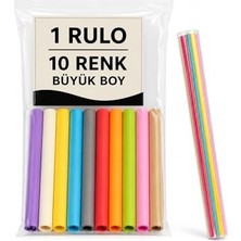 Mey İthalat 50X70 cm Fon Kartonu, 10NANLU, 10 Renk, 1 Rulo