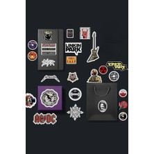 Mey İthalat Rock Metal Sticker Paketi, Bullet Journal Defter Ajanda Laptop Etiket 2