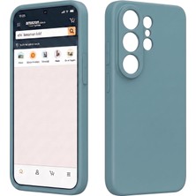 Happy Trend Samsung Galaxy S26 Ultra ile Uyumlu Lansman Kılıf, Içi Kadife Silikon, Kamera Çıkıntılı Koruyucu, Leke Tutmaz ve Darbe Emici Şık Kapak (Gri, Samsung Galaxy S26 Ultra)