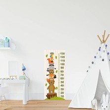 Mey İthalat Hayvanlar Temalı Bebek ve Çocuk Odası Boy Cetveli Sticker
