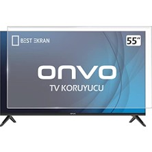 Mey İthalat Ekran Koruyucu, Onvo 55VQ90F3UA Tv - Onvo 55" Inç 140 Ekran Koruyucu Frameless QLED Smart