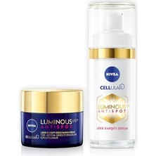 Mey İthalat LUMINOUS630 Leke Karşıtı Gece Yüz Kremi 50 ml ve LUMINOUS630 Leke Karşıtı Serum 30 ml