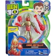 Mey İthalat Aksiyon Figürü Metalik Tema Heatblast BEN10 BEN66A10