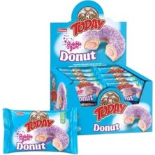 Mey İthalat Donut Bubblegum Sakız Aromalı Kek 35 G. 24 Adet (1 Kutu)