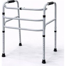Mey İthalat Ayarlanabilir Tekersiz Yürüteç, Metal Gövde, Kaymaz Ayaklı, 120 kg Kapasiteli