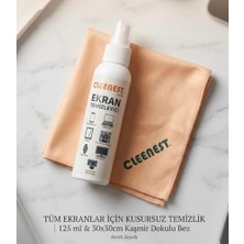 Mey İthalat Ekran Temizleyici Seti, 125 ml Sprey ve 30X30 Kaşmir Bez