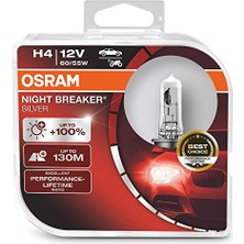 Mey İthalat Night Breaker Silver H4 Ampul 64193NBS +100% Fazla Işık