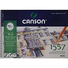 Mey İthalat 1557 Resim ve Çizim Bloku 180 G 25X35 15YP Spiralli Resim Defteri
