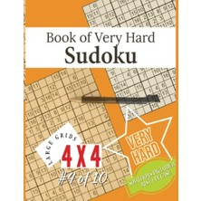 Mey İthalat Book Of Very Hard Sudoku: Color Orange, Classic Grid Game With A Hard Level Twist
