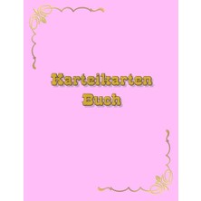 Mey İthalat Karteikarten Buch, 100 Seiten A4, Birçok Mesleğe Uygun, Müşteri Verileri Için Kartvizit Defteri, Rosa, German Edition