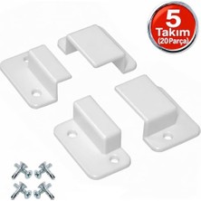 Mey İthalat Pvc Pimapen Pencere Sineklik Montaj Aparatı, Vida Dahil 5 Takım, HR0355101