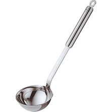 Mey İthalat Kepçe, Yuvarlak Saplı, 9 Cm, Paslanmaz Çelik 18/10, Bulaşık Makinesinde Yıkanabilir