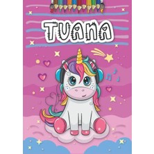 Mey İthalat A4 21 x 29.7 cm 4 8 25 Fille Ans Motifs Avec Le Pr Nom Format French Edition Tuana Livre De Coloriage Personnalis Pour Licorne Cadeau D Anniversaire