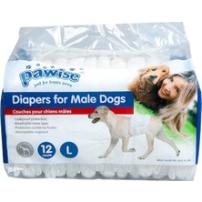 Pawise Erkek Köpek Çiş Pedi Large 12 Adet