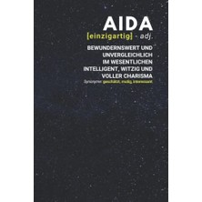 Mey İthalat Aida Adlı Kişiselleştirilebilir Yapılacaklar Listeli Not Defteri, Almanca Baskı