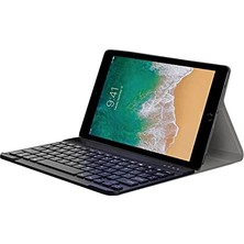 Mey İthalat iPad 6.nesil 9.7 Inch 2018 Bluetooth Klavyeli Standlı Kılıf - Bkk4