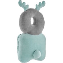 Mey İthalat Bebek Melek Kanadı Koruma Yastığı, Yeşil Kadife, Yeşil, 8681049255273