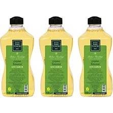 Mey İthalat Doğal Zeytinyağlı Sıvı Sabun Çeşme Limonu Sıvı Sabun 1500 ml x 3