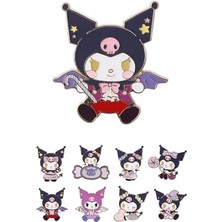 Mey İthalat Sanrio Lisanslı Kuromi Şeker Serisi Rozet Figürlü Kutu - Blind Box, 2015799010107