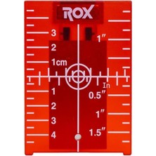 Mey İthalat Görünürlük Arttırıcı Lazer Hedef Kartı Plakası 104X74 Mm, Rox 0273 Lazer Için