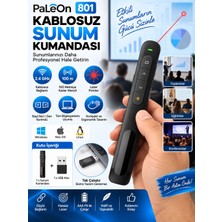 Azurtech Kablosuz Sunum Kumandası 100 Metre Menzil Lazer Pointer Powerpoint Sunum Kumandası