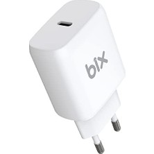 Mey İthalat BX-PD20TA 20W Pd Type-C Hızlı Şarj Adaptörü Huawei Hızlı Şarj Protokolü Destekli, iPhone 15 / iPhone 15 Pro Max /14/13/12 Pro Max, S22/S21/NOTE 10, iPad Air/pro ve Daha Fazlasıyla Uyumlu