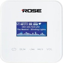 Rose RWT-100 4X25 Watt Duvar Anfi Mp3, Bluetooth, Sd Kart Fm Radyo 100 Watt Kumandalı