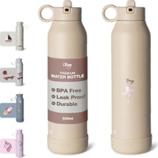 Mey İthalat 3 Katmanlı Paslanmaz Çelik Termos Seti 500 ml - Ballerina 1286739