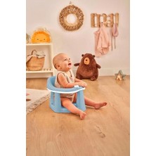 Mey İthalat Bebek Destekli Banyo Oturağı - Vakum Tabanlı Bebek Mama Oturağı, Mavi