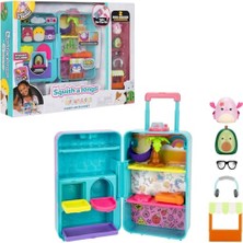 Mey İthalat Hareketli Bavul Oyun Seti, 2 x 2,5 cm Mini Squish, 3 Oyun Kademesi, 6 Yaş ve 2 Adet Oyun Aksesuarı