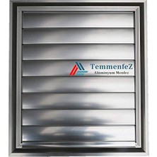 Mey İthalat 25X31 cm Alüminyum Banyo ve Wc Menfezi, Yüzeysel Yapıştırmalı Panjur