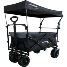 Doldurcar Plus Katlanabilir Vagon / Uv Engelleyici Gölgelik Tente / Büyük Tekerlekli Plaj ve Kamp