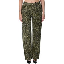 Just Cavalli Çok Renkli Kadın Leopar Pantolon 79PAB5R2