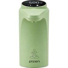 Mey İthalat Flow Şarjlı Otomatik Damacana Su Pompası Tds Ölçer 250 ml 500 ml 1l 2l Ölçü Özellikli Yeşil