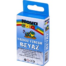 Nova Color NC-4110 Tozsuz Tebeşir 10' Lu Beyaz