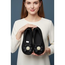 Ceyda Shoes Süslü Kadife Ev,hac Tavaf Umre Babeti, Hediye, Günlük Babet,tüylü Babet, Panduf, Patik, Gösteri Pisi Pisi