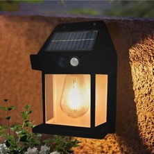 Eser Ticarett Sensörlü Kendiliğinden Yenilenebilir Güneş Enerjili Bahçe Duvar Aydınlatması IP65SU Geçirmez Lamba