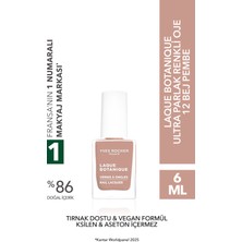 Yves Rocher Laque Botanique Ultra Parlak Renkli Vegan Oje - 12 Bej Pembe Tırnak Dostu & Vegan