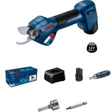 Bosch Ggp 12V-25 2x3 Ah Akülü Ağaç Budama Makası 06008D8100
