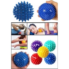 Eser Ticarett Profesyonel Fitness Cardio Pilates Mini Küçük Boy 6 cm Dikenli Kas Duyu Uyarıcı Masaj Topu Spor Set