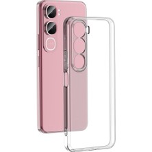 Happy Trend Vivo Y31 5g ile Uyumlu Kılıfı Şeffaf Silikon Ultra Ince Tarz Kapak Süper
