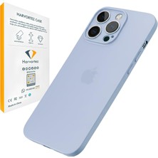 Happy Trend iPhone 14 Pro Kılıf 6.1" ile Uyumlu, Ultra Ince Cep Telefon Kılıfı, Kamera Bölge Koruyucu, Ekstra Tuş Takımı, Tpu Malzeme Bpa Içermez, Kolay Temizlenebilir Phone Case - Açık Mavi
