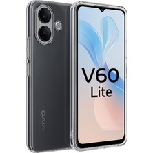 Happy Trend Vivo V60 Lite Uyumlu Kamera Korumalı Darbe Önleyici Ultra Slim Tpu Şeffaf Silikon Kılıf