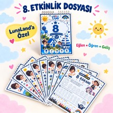 8 Rakamı & Lacivert Renk Zihinsel Gelişim Aktivite Seti