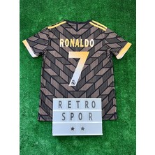Belirtilmemiş Real Madrid Kahverengi Özel Tasarım Cristiano Ronaldo 7 Numara Forma / Tasarım Cristiano Ronaldo Forma