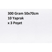 Bigpoint Suluboya Kağıdı 300 Gram 50X70CM - 10 Yaprak x 3 Poşet
