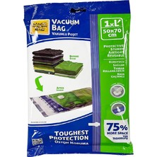 Magic Saver Bag Vakumlu Giyisi Yastık Yorgan Saklama Torbası Poşeti Hurç - Xl - 50X70 Cm. -1 Adet